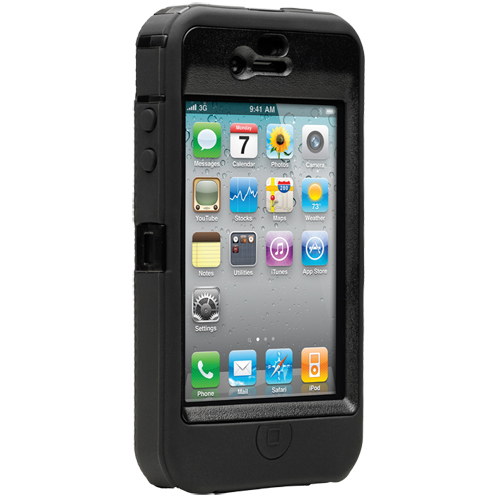iPhone 4/4S Otterbox Defender Rugged Case (Black)